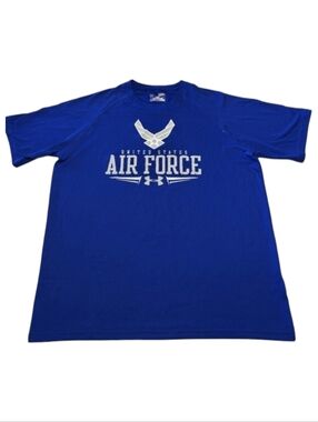 ✨2/$25 Under Armour Blue United States Air Force Men's Shirt Military